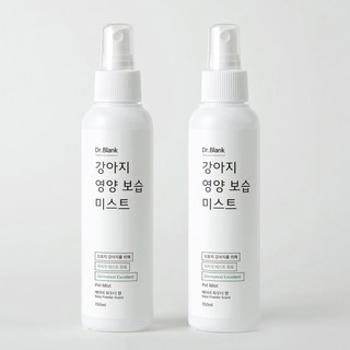 닥터블랭크 강아지 영양 보습 저자극 미스트 베이비 파우더향, 150ml, 2개