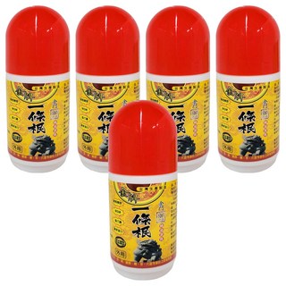 金牌 御之品 金門一條根精油滾珠, 5瓶, 1組