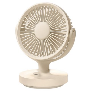 레토 10단 풍량 무선 자동 회전 탁상용 선풍기, LMF-PS02, 베이지