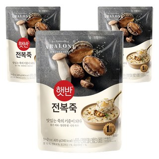 CJ Hetbahn 鮑魚粥即食包, 420g, 3包