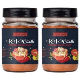 신선약초 디진다라면스프, 140g, 2개