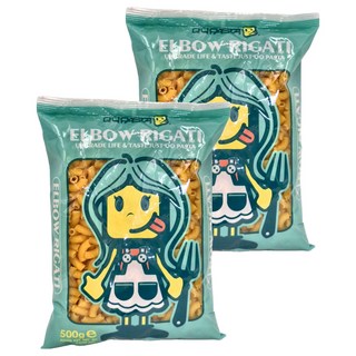 QQ pasta 義大利麵 彎管麵, 500g, 2個