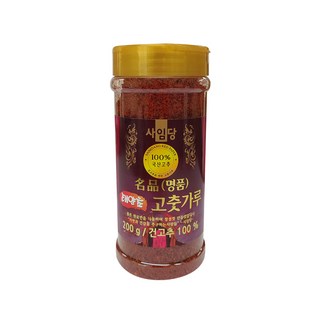 SAIMDANG 師任堂 名品日曬辣椒粉, 200g, 1罐