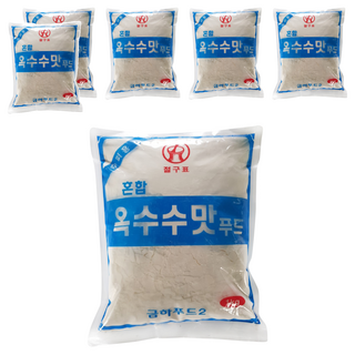 砂漿金河混合玉米調味食品澱粉, 1kg, 6個