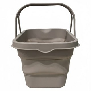 戶外露營可折疊野餐提籃 47 x 25.8 x 24cm, 淺咖色, 1個, 1層