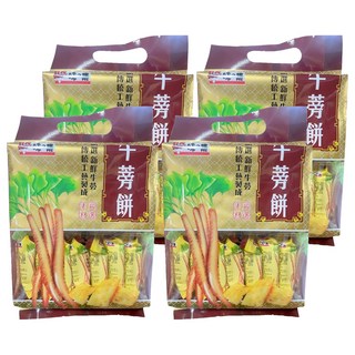 味之集 牛蒡餅 傳統工藝製成 素嚴選, 210g, 4袋