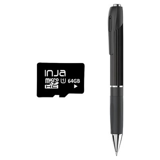 INJA 筆型錄音筆 附64G卡 原廠保固, P600, 黑色