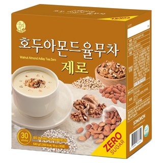 우리차 송원식품 호두아몬드 율무차 제로, 18g, 30개입, 1개