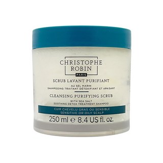 CHRISTOPHE ROBIN 海鹽舒緩頭皮潔淨霜, 250ml, 1瓶