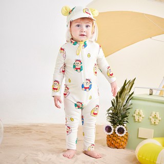 몰리멜리 남아용 스위밍풀스윔 수트 + 플랩캡 세트