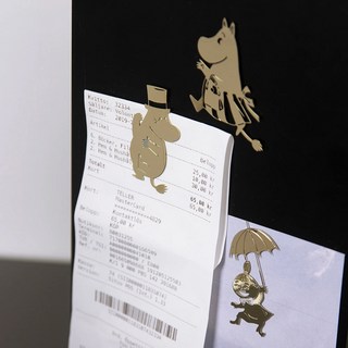 PLUTO DESIGN 嚕嚕米造型磁鐵3件組 金屬材質, 3 x 5cm, 嚕嚕米家族 藍色, 1組