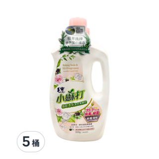 毛寶 防霉淨味小蘇打晶球液體皂 野玫瑰與黑醋栗香氛 99.9%有效抗菌, 2kg, 5瓶