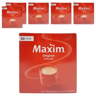 Maxim 麥心 經典原味三合一咖啡 中度烘焙 50入, 11.8g, 50條, 6盒