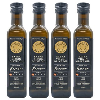 THE VILLAGE PRESS 紐西蘭廚神系列 頂級冷壓初榨原味橄欖油, 250ml, 4瓶