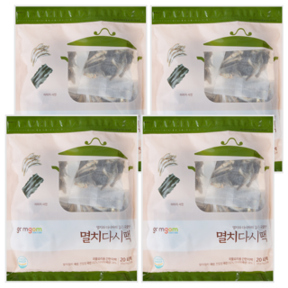 gomgom 鳀魚海帶高湯包, 320g, 4袋