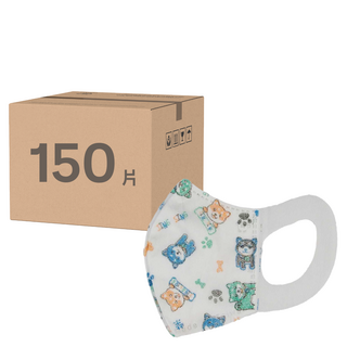 淨新科技 3D立體寬耳幼幼醫療口罩, 50片, 3盒, 柴犬