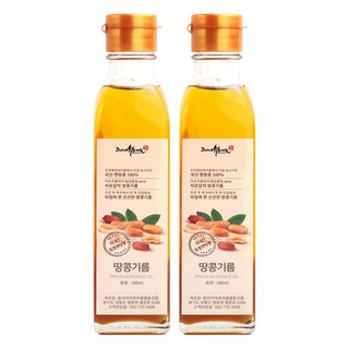 Jeungan-ri Herbal Village Cooperative Cold Pressed Hat 花生油, 2個, 180ml