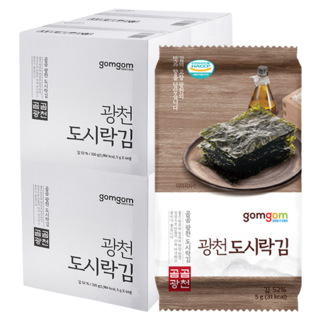 곰곰 광천 도시락김, 5g, 256개