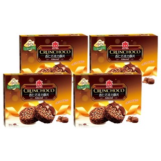 義美 杏仁巧克力酥片 牛奶巧克力, 280g, 4盒