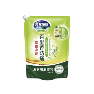 南僑水晶 百里香防螨洗衣液體皂 鎖蓋式補充包, 1.4kg, 1包