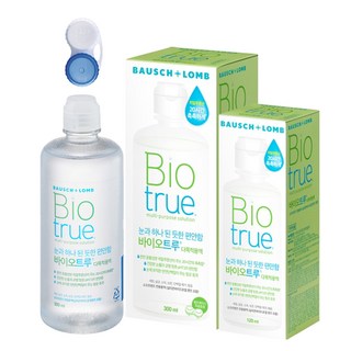 바이오트루 다목적용액 300ml + 120ml + 렌즈 케이스 1p, 420ml, 1세트