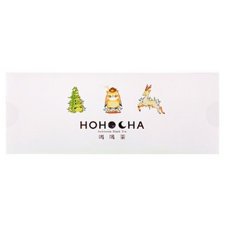 HOHOCHA 喝喝茶 動物三角立體茶包禮盒, 紅玉 3包 + 阿薩姆 2包 + 紅韻 2包 + 山茶紫芽 2包, 27g, 1盒