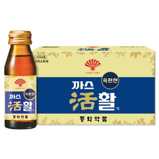 동화약품 부채표 까스활 소화제, 75ml, 10개