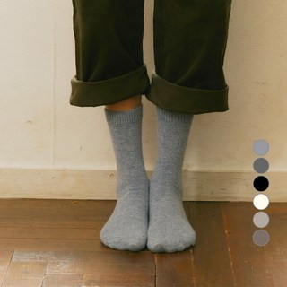 BIARRITZ 女款羊毛喀什米爾日常瑪莉中筒襪 3雙入