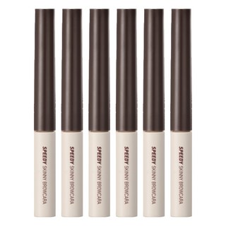 peripera 速型極細染眉膏 3g, 02 深棕色, 6件