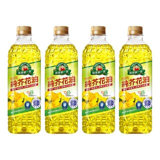 得意的一天 100%純芥花油, 嚴選非基改芥花種籽榨出, 油質透亮安定, 適合各種烹飪方式, 1L, 4瓶