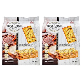 日日旺 藜麥薄脆餅乾, 154g, 2包