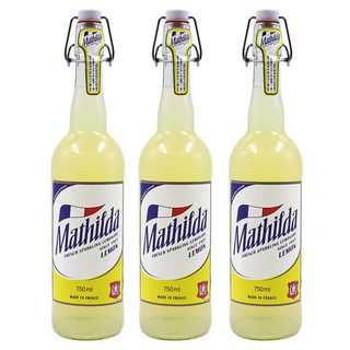 Mathilda 氣泡檸檬水, 750ml, 3個