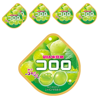 UHA 味覺糖 酷露露Q糖 白葡萄, 48g, 6包