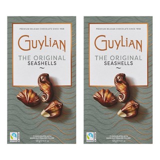 GuyLiAN 吉利蓮 貝殼造型榛果巧克力, 2盒, 125g