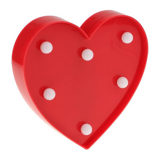 生活King LED愛心裝飾燈, 紅色