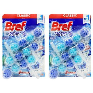 Bref 妙力 強力馬桶芳香清潔球, 海洋香氛, 150g, 2組