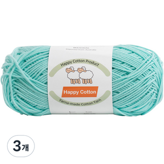 Yarna Happy Cotton 編織線 100g, 787, 3個