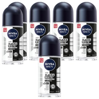 NIVEA 妮維雅 男士止汗爽身乳液 無印乾爽, 50ml, 6瓶