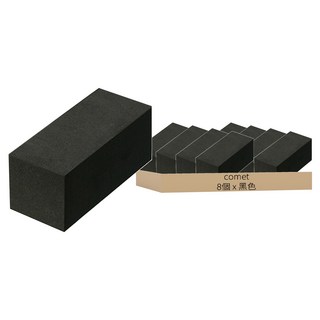 comet 汽車車門防撞泡棉, 黑色, 8個