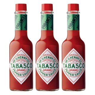 TABASCO 紅椒汁 美國原裝進口 清爽夠味 辣度十足 全天然原料 零卡路里 不含人工添加劑 不含膽固醇 低熱量, 60ml, 3瓶