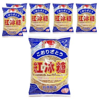 東承 天之山 紅冰糖，天然原色，台灣製造, 1kg, 6包