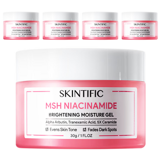 SKINTIFIC 菸鹼醯胺亮白保濕霜, 30g, 5罐