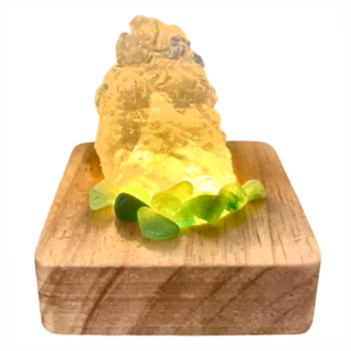 瑰麗寶 鹽燈小靈 含LED燈座, 東菱玉木