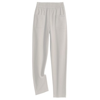 立體口袋休閒素色哈倫褲 大口袋設計