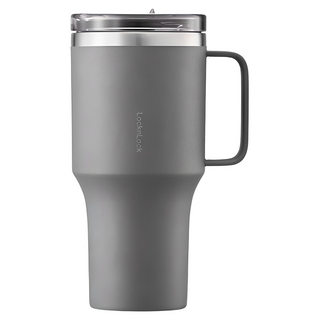 LocknLock 樂扣樂扣 Metro King手把保溫杯, 現代灰, 820ml, 1個