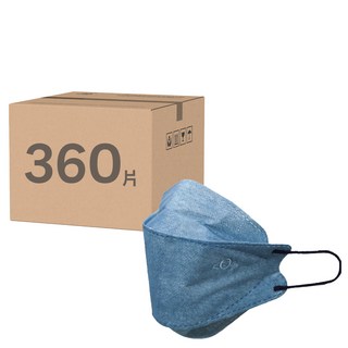 KOgi 宏瑋 兒童立體三層醫療口罩 KF94, 30入, 12盒, 煙灰藍