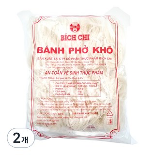 BiCH-CHI Banh Pho Co 4mm 河粉, 2個, 500g