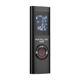 HANLIN 隨身迷你40米雷射測距儀 JQ40 IP54防水 LCD背光顯示 輕薄便攜, 1盒