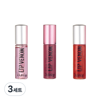DuWop 迷你Venom豐唇蜜 1.5ml x 3件組, 3個, 經典Lip Venom+粉紅亮澤Venom+皇家Lip Venom