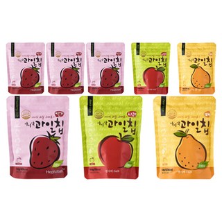 Hephzibah F&B 孩童水果脆片 草莓 2包入+蘋果+水梨組, 2組